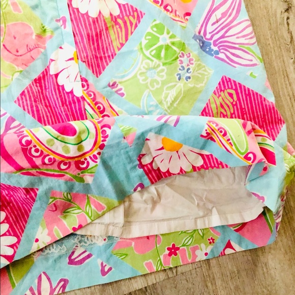 LILLY PULITZER DRESS FLORAL SIZE 2 - Picture 7 of 10